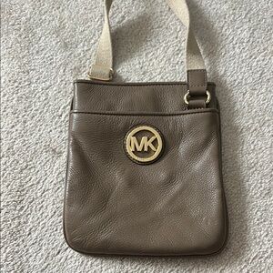 Michael Kors Tan Leather Shoulder Bag